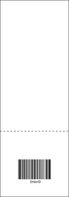 French Raffle Ticket Product Back