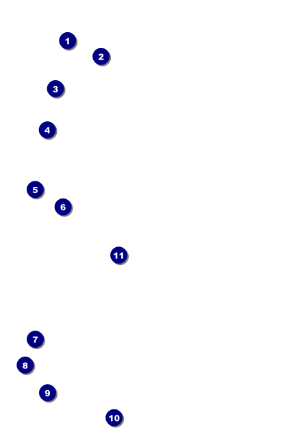 Women's Expo Abstract Drink Ticket Front Field Markers
