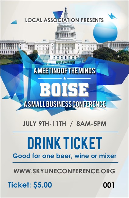 Boise Drink Ticket