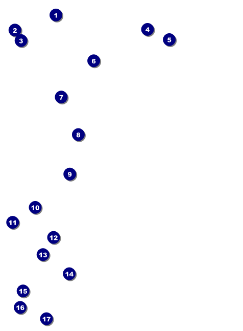 All Purpose Blue Invitation Front Field Markers