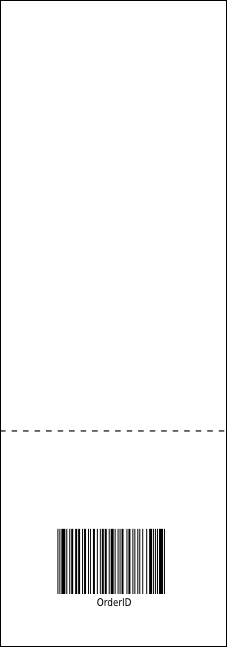 Anime Raffle Ticket Product Back