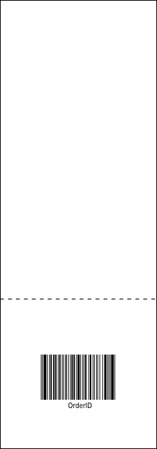 German Raffle Ticket Product Back