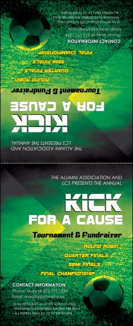 Soccer Field Table Tent Product Front