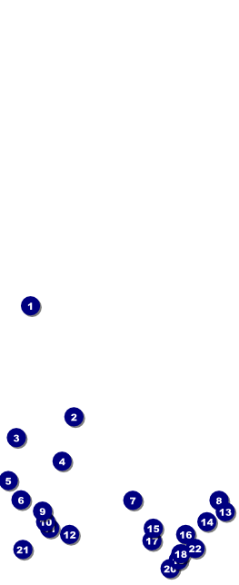 Football Purple Table Tent Front Field Markers