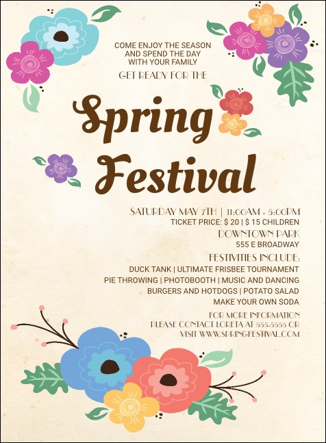 Spring Festival Invitation Product Front
