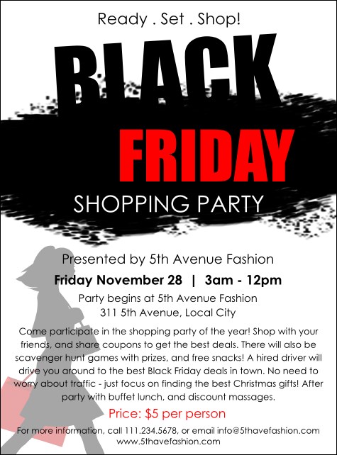 Black Friday 2016 Flyer Product Front