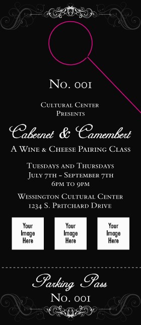 Black Tie Gala Hang Tag