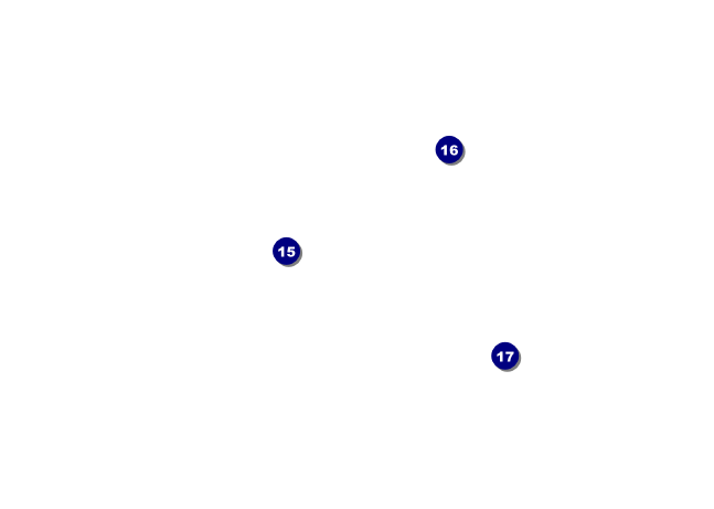 Mardi Gras Beads Postcard Mailer Back Field Markers