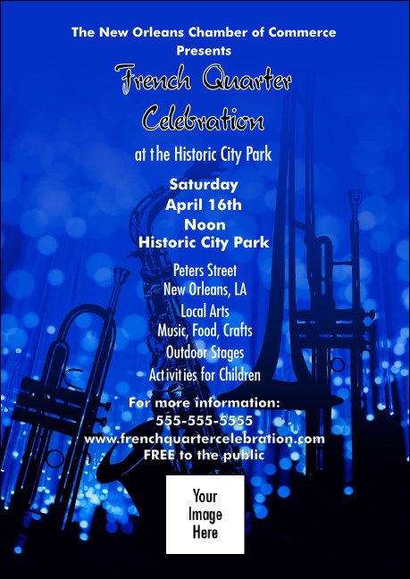 Jazz Concert Postcard Mailer