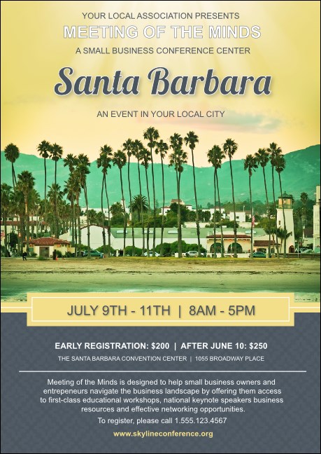 Santa Barbara Postcard Mailer