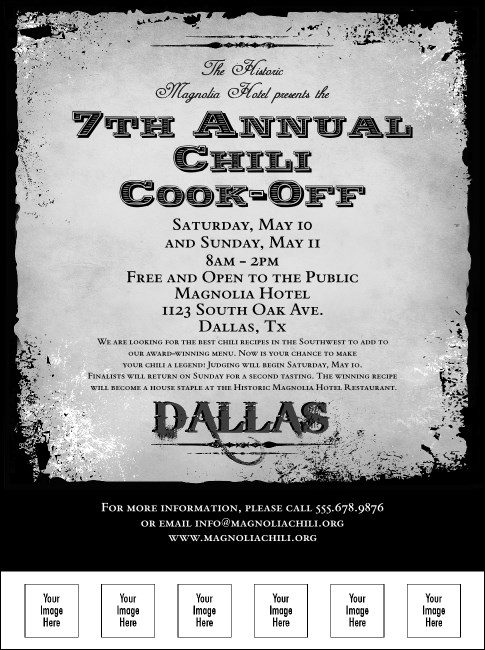 Dallas Flyer (Black and White)