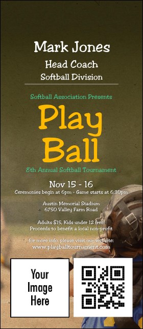 Youth Softball VIP Event Badge Large VIP Event Badge Large