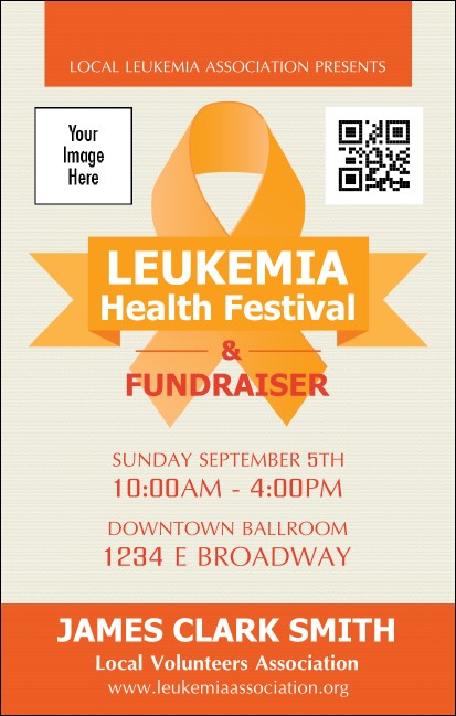 Leukemia VIP Event Badge Medium