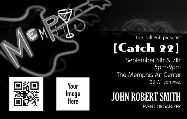 Memphis BW VIP Event Badge Medium