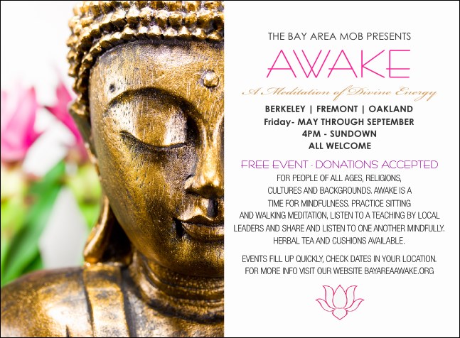 Buddha Statue Invitation Product Front