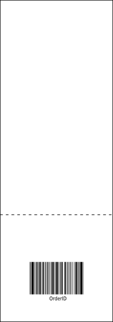 Basketball Court Raffle Ticket Product Back