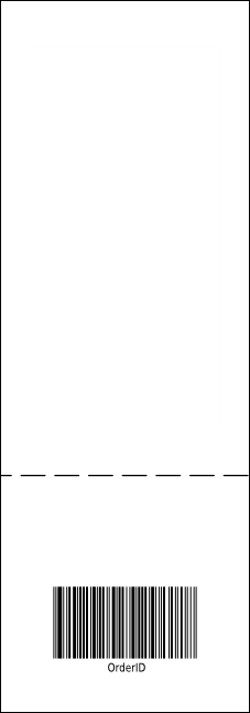 Breast Cancer Ribbon Sparkle Raffle Ticket Product Back