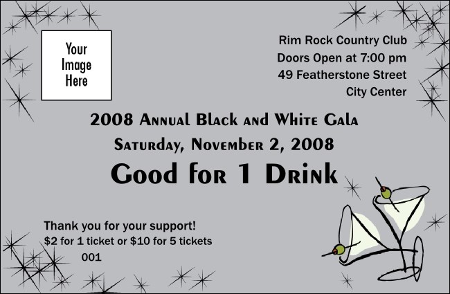Gala Drink Ticket