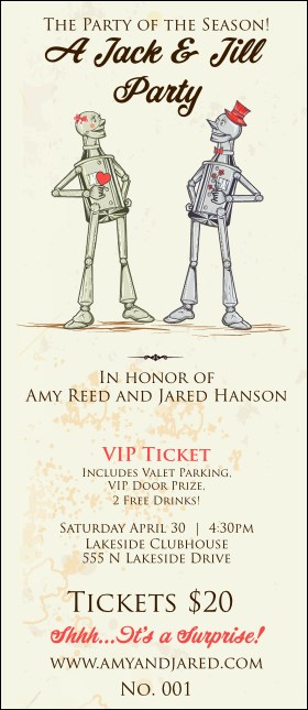 Robot Jack & Jill VIP Pass