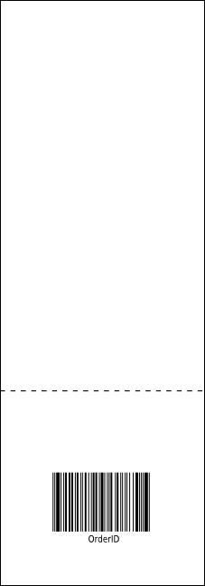 Police Caution Tape Raffle Ticket Product Back