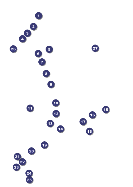 Versus Orange Club Flyer Front Field Markers