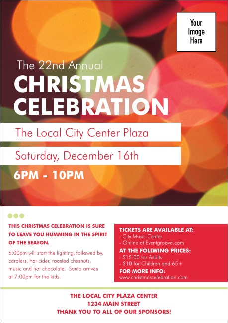 Holiday Lights Club Flyer Product Front