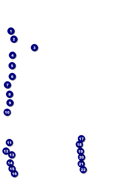Crash Zone Club Flyer Front Field Markers